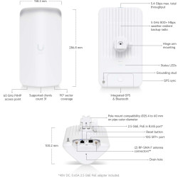 Access Point PtMP 60 GHz + 5 GHz Wave AP Gen2 UniFi Ubiquiti, Wave-AP-Gen2
